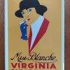 Miss Blanche Virginia Cigarettes - Metalen wandbord