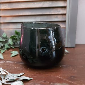 Brynxz glas – Sfeerlicht Ø13cm – Theelicht vintage grijs