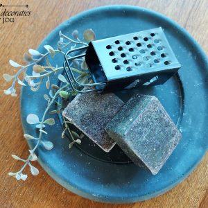 Complete set landelijke decoratie met amberblokjes – Black Musk
