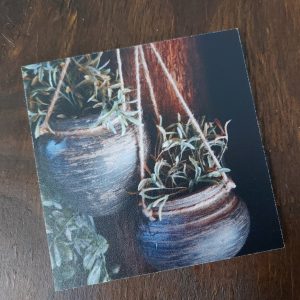 Kunststof onderzetter – Hangende bloempotten