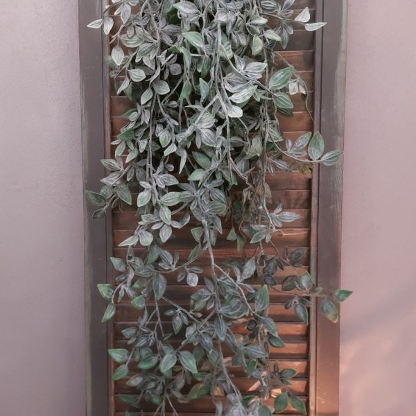 Hangplant met groen-grijs blad kunstplant van Brynxz