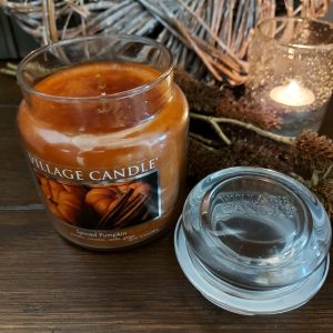Village Candle – Spiced Pumpkin Geurkaars M – D. 9.5 H.11cm