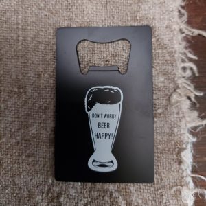 Metalen bieropener – Don’t worry beer happy!