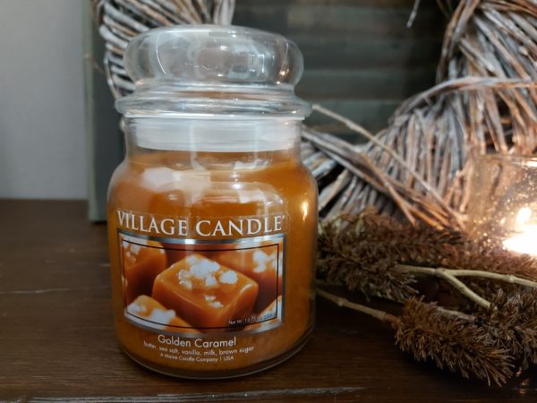 Village Candle geurkaars - Golden Caramel M