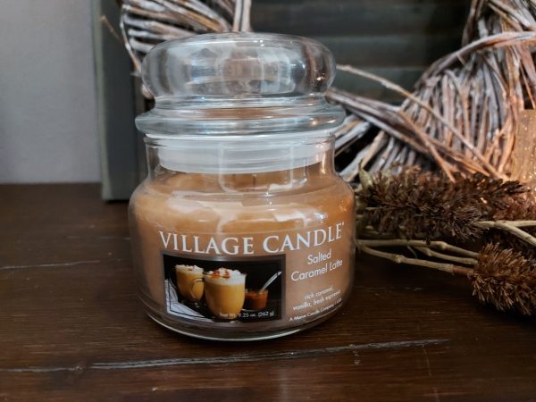 Village Candle Salted Caramel Latte - Geurkaars S