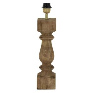 Light & Living – Lampvoet Cumani – Hout – Bruin – 10x10x47cm