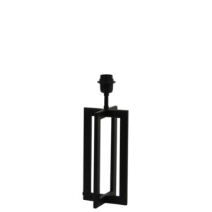 Light & Living – Lampvoet Mace – Metaal – Mat zwart – D.15 H.35cm