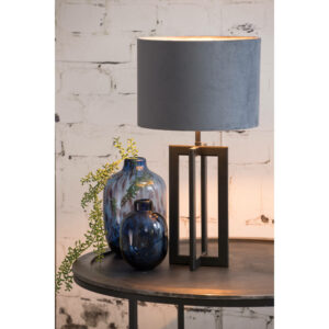 Light & Living – Lampvoet Mace – Metaal – Mat zwart – D.15 H.35cm