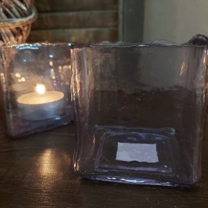 Light & Living – Theelicht van glas Iduna – Lila – D.10 H.10cm