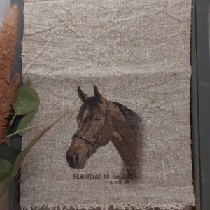 Shabby doek – Paard – Gekleurd