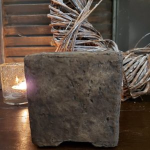 Mansion – Bloempot van steen – Bruin – D.10 H.10cm
