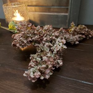 Brynxz – Hortensia zijden bloem – Bruin – L. 75cm