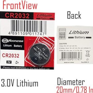 Knoopcelbatterijen CR2032 – 5 stuks