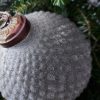 Swiet Home - Kerstbal van glas - Lara grijs Ø13cm - Afbeelding 4