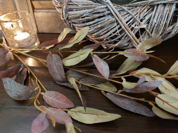 Brynxz - Wilg twijg - Salix kunstplant - Groen-paars - 102cm - Afbeelding 3