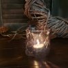 Sfeerlicht van glas - Lichtgrijs - Ø8cm - H.7.5cm - Afbeelding 2