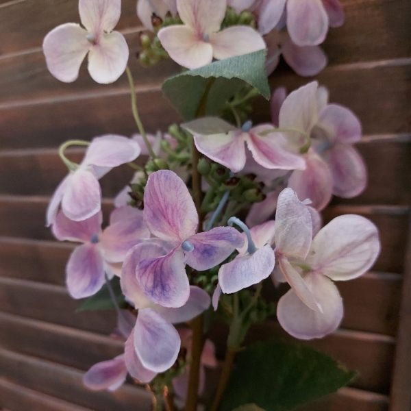 Countryfield - Hortensia kunstbloem - Paars - D.8 H.74cm - Afbeelding 7