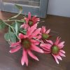 Countryfield - Rode Zonnehoed Echinacea zijden bloem - Roze - L.5 B.20 H.70cm - Afbeelding 2