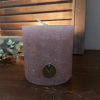 Brynxz rustieke kaars - Lavendel - D.10 H.10cm - Afbeelding 2