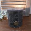 Brynxz rustieke kaars - Zwart - D.10 H.10cm - Afbeelding 2