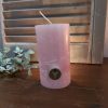 Brynxz rustieke kaars - Lavendel - D.7 H.12cm