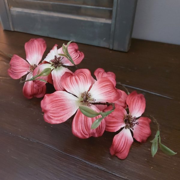 Countryfield - Cornus kunstbloem - Roze - L.5 B.20 H.75cm