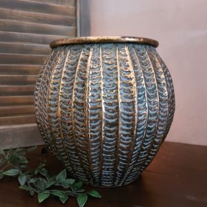 Metalen pot in een koperkleur van het merk Countryfield.