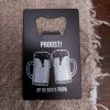 Metalen bieropener - Proost! op de beste Papa