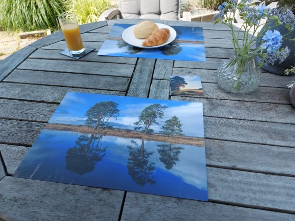 Placemat gelamineerd - Natuurlandschap in Bargerveen