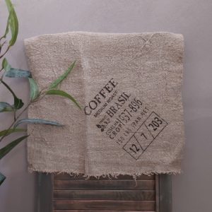Shabby doek - Koffie