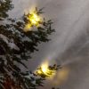 Kerstboom wandkleed met LED verlichting - 70x52cm - Afbeelding 3