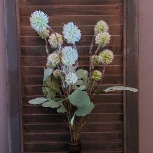 Boeket met witte Dandelion pluizenbollen van het merk Mansion Atmosphere.