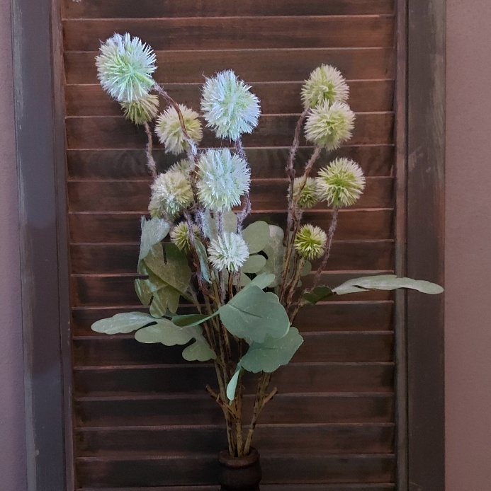 Boeket met witte Dandelion pluizenbollen van het merk Mansion Atmosphere.