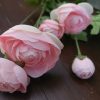Tak met acht roze zijden pioenrozen van het merk Brynxz.