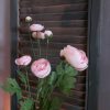 Brynxz - Pioenroos zijdenbloem - Roze - L. 88cm - Afbeelding 2