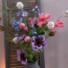 Compleet boeket zijden bloemen in frisse zomerkleuren. Exclusief verkrijgbaar bij Creatieve Decoraties voor Jou.
