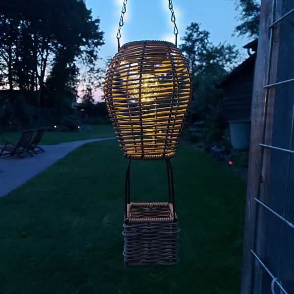 Solar LED hanglamp van het merk Countryfield in het model van een luchtballon.
