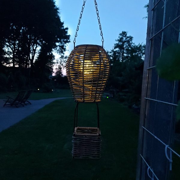 Solar LED hanglamp van het merk Countryfield in het model van een luchtballon.