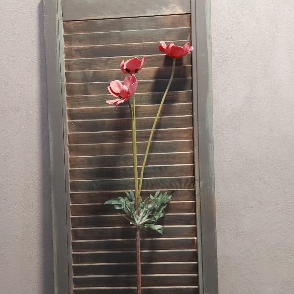 Anemoon kunstbloem in een oud roze kleur, van het merk Mansion Atmosphere.