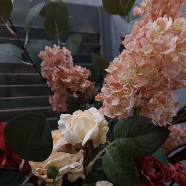 Boeket zijden bloemen - Stille Liefde - Afbeelding 3