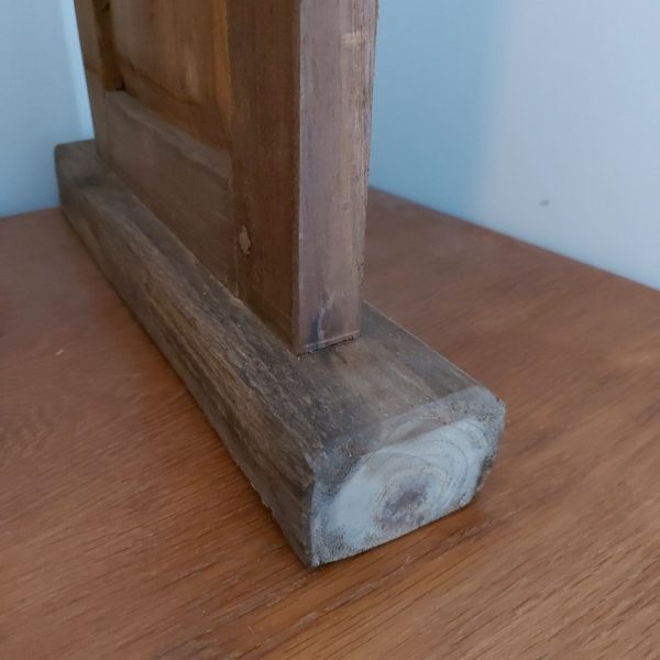 Louvre luik met een paneel van 115 cm hoog, gemaakt van Mangohout.