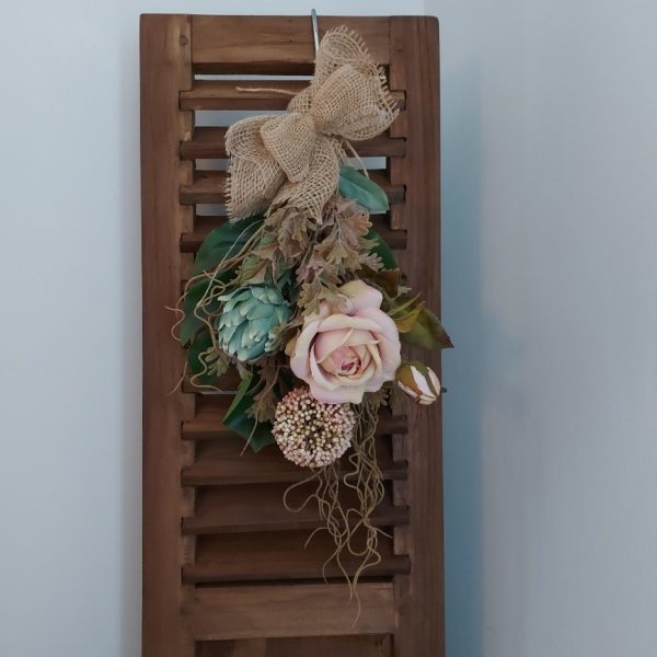 Luik met paneel - Mangohout - H.115cm - Afbeelding 4