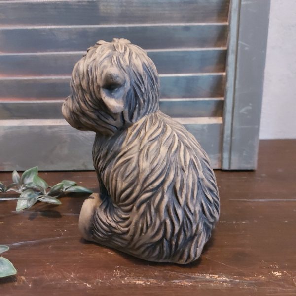 Zittende Schotse Hooglander uit de serie Majestic Brown, van het merk Brynxz.