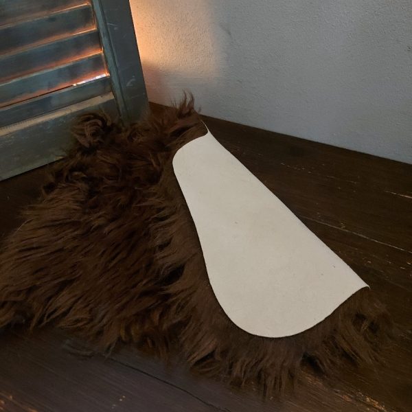 Bruin vacht in een kunstvariant van het merk Countryfield.