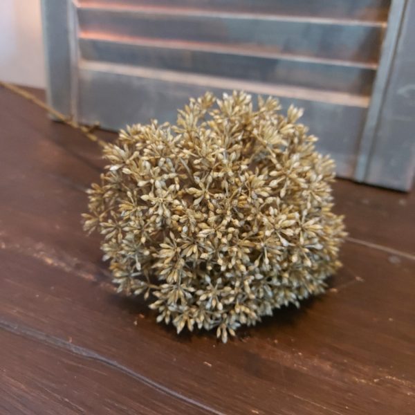 Leverkruid kunstbloem met een goudgele bloem, van het merk Countryfield.