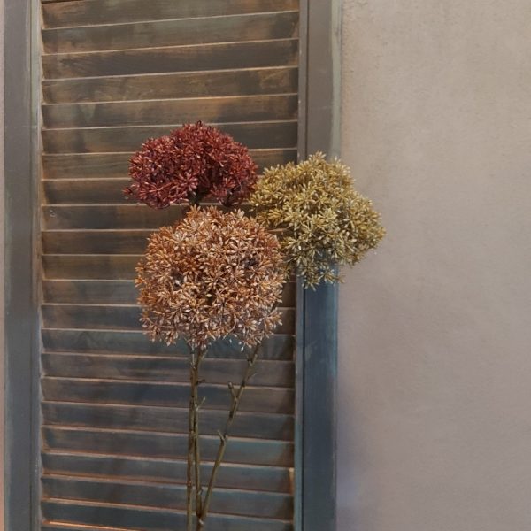 Leverkruid kunstbloem voordeel set met drie kleuren bloemen, van het merk Countryfield.