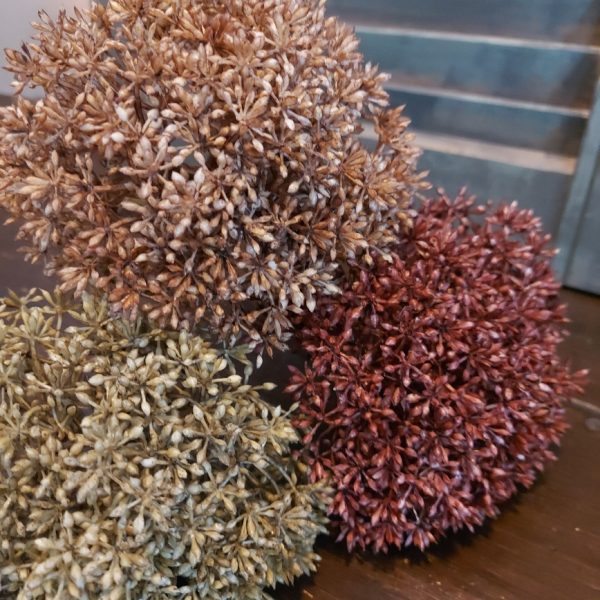 Leverkruid kunstbloem voordeel set met drie kleuren bloemen, van het merk Countryfield.