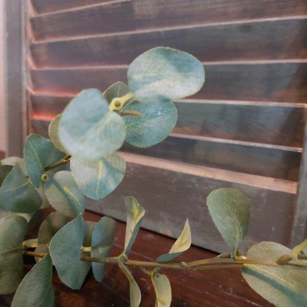 Countryfield - Eucalyptus zijdenbloem - Groen - L.70cm - Afbeelding 5