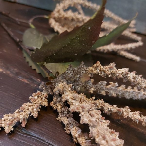 Kunsttak Amaranthus met licht bruine aren van het merk Countryfield.