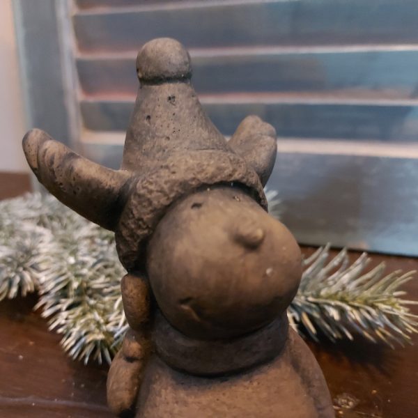 Set van decoratieve hertjes van aardewerk in een warm bruine kleur, van het merk Brynxz uit de serie Majestic Brown.